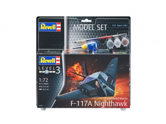 Revell 63899 Model Set - F-117A Nighthawk Stealth Fighter