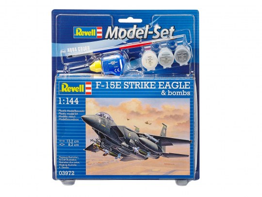 Revell 63972 Model Set - F-15E Strike Eagle & Bombs