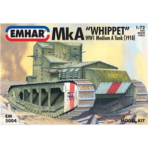 EMHAR EM4003 MKA WHIPPET WWI MEDIUM TANK 1918  1/35 SCALE