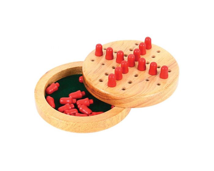 BIGJIGS BJ156 WOODEN MINI SOLITAIRE
