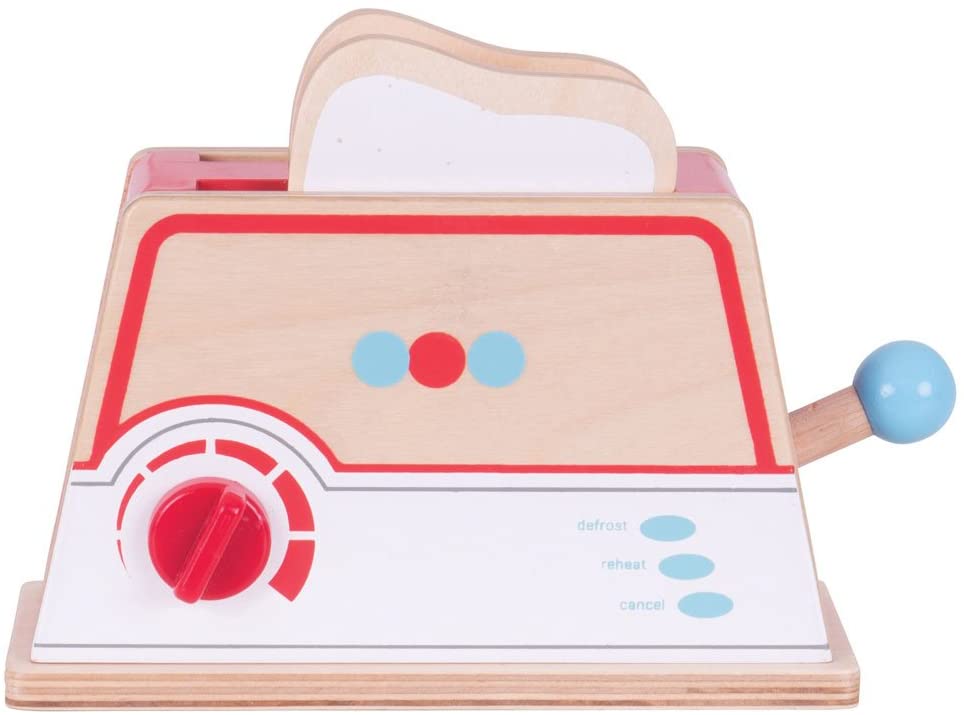 BIGJIGS BJ618 WOODEN TOASTER