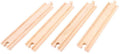 BIGJIGS RAIL BJT100 LONG STRAIGHTS TRACK WOODEN RAILWAY