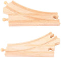 BIGJIGS RAIL BJT107 CURVED POINTS TRAIN WOODEN RAILWAY