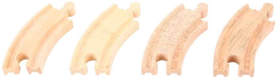 BIGJIGS RAIL BJT110 SHORT CURVED TRACK TRAIN SET WOODEN RAILWAY