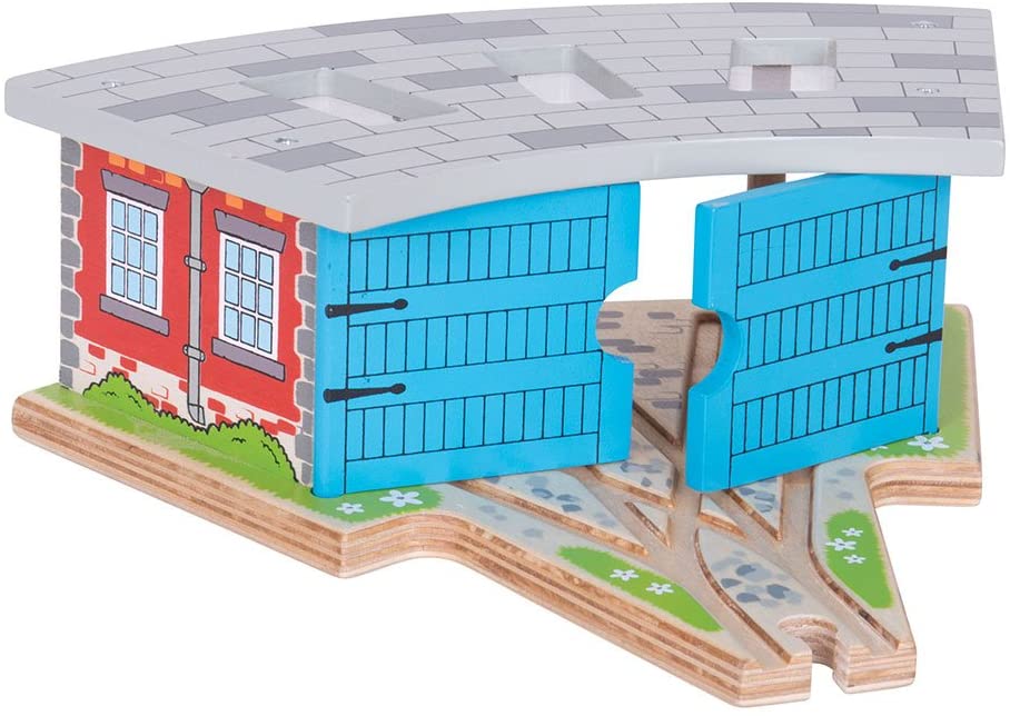 BIGJIGS BJT119 TRIPLE ENGINE SHED