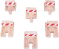 BIGJIGS RAIL BJT161 BUFFERS TRAIN WOODEN RAILWAY