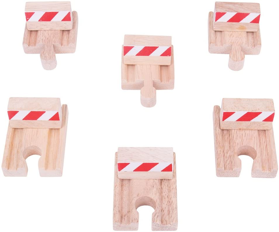 BIGJIGS RAIL BJT161 BUFFERS TRAIN WOODEN RAILWAY