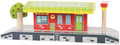 BIGJIGS BJT190 VILLIAGE STATION WOODEN RAILWAY