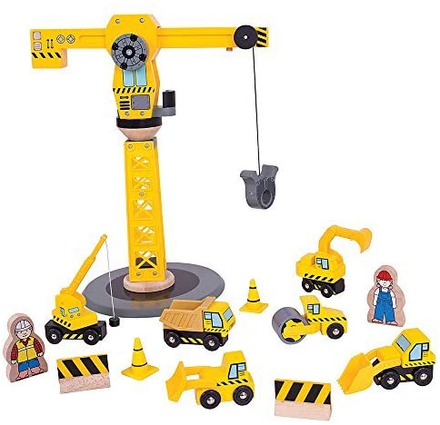 BIGJIGS BJT200 BIG CRANE CONSTRUCTION SET