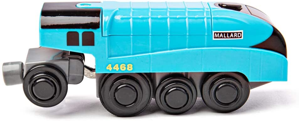 BIGJIGS RAIL BJT308 MALLARD BATTERY ENGINE WOODEN RAILWAY