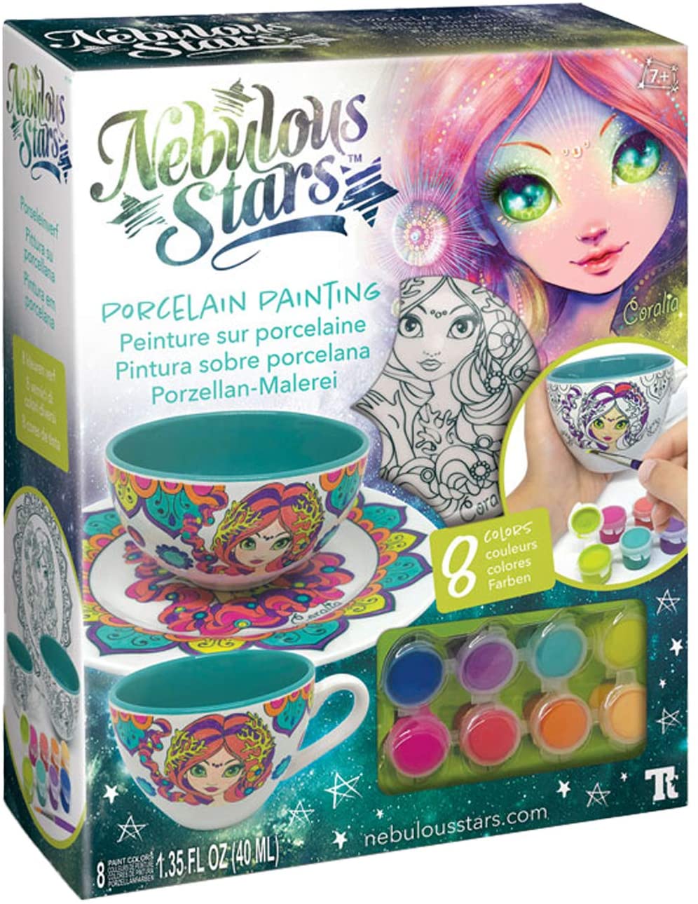 NEBULOUS STARS NS11301 PORCELAIN PAINTING CRAFT KIT