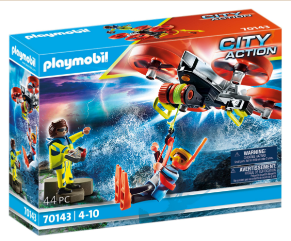PLAYMOBIL 70143 CITY ACTION SEA RESCUE DIVER RESCUE