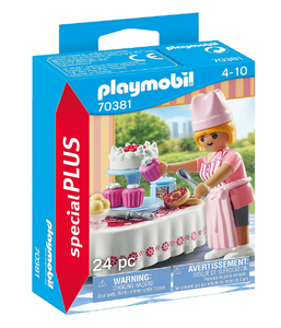 PLAYMOBIL 70381 SPECIAL PLUS BAKER WITH DESSERT TABLE