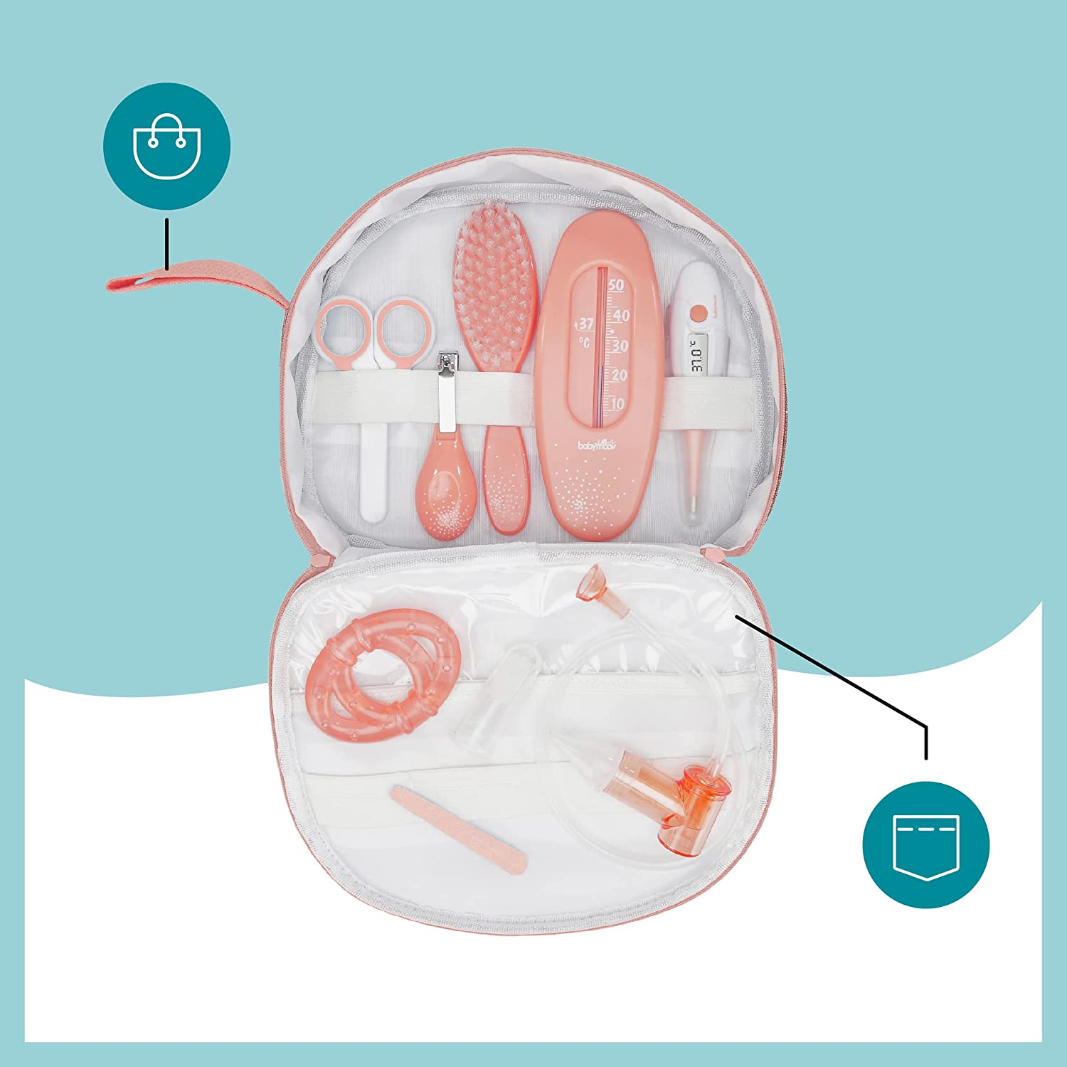 Babymoov Baby Grooming Kit Peach