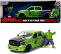 JADA MARVEL AVENGERS 5029 HULK & 2014 RAM 1500 1:24 SCALE