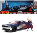 ** SALE ** JADA MARVEL THE MIGHTY THOR 5032 THOR & 2015 DODGE CHALLENGER SRT HELLCAT 1:24 SCALE