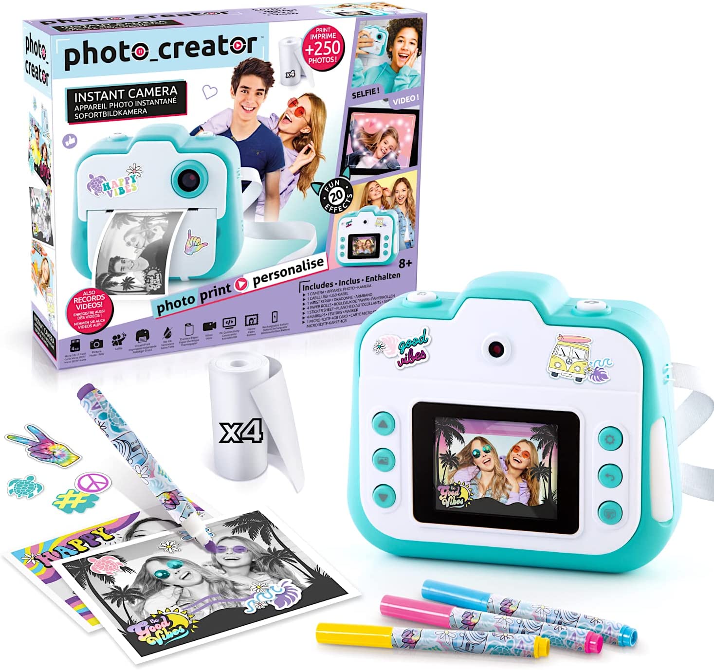 PHOTO CREATOR INSTANT CAMERA & SD CARD