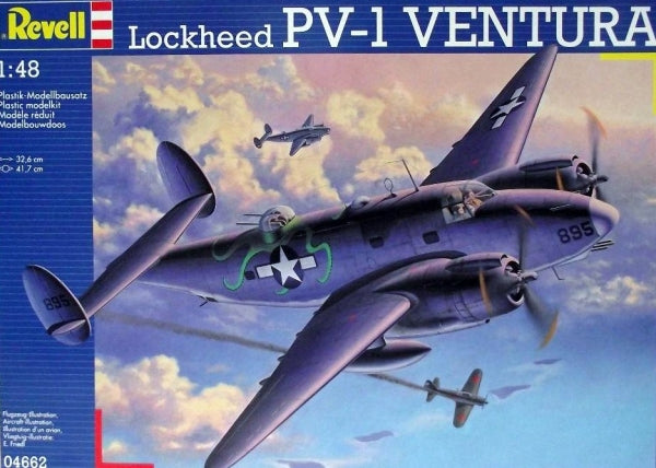 Revell 04662 1/48 USN PV-1 Ventura Long-range Maritime Patrol Aircraft Kit