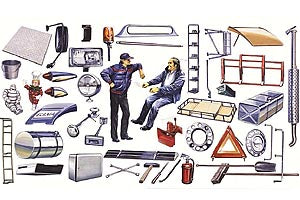 ITALERI 764 TRUCK SHOP ACCESSORIES 1/24 SCALE