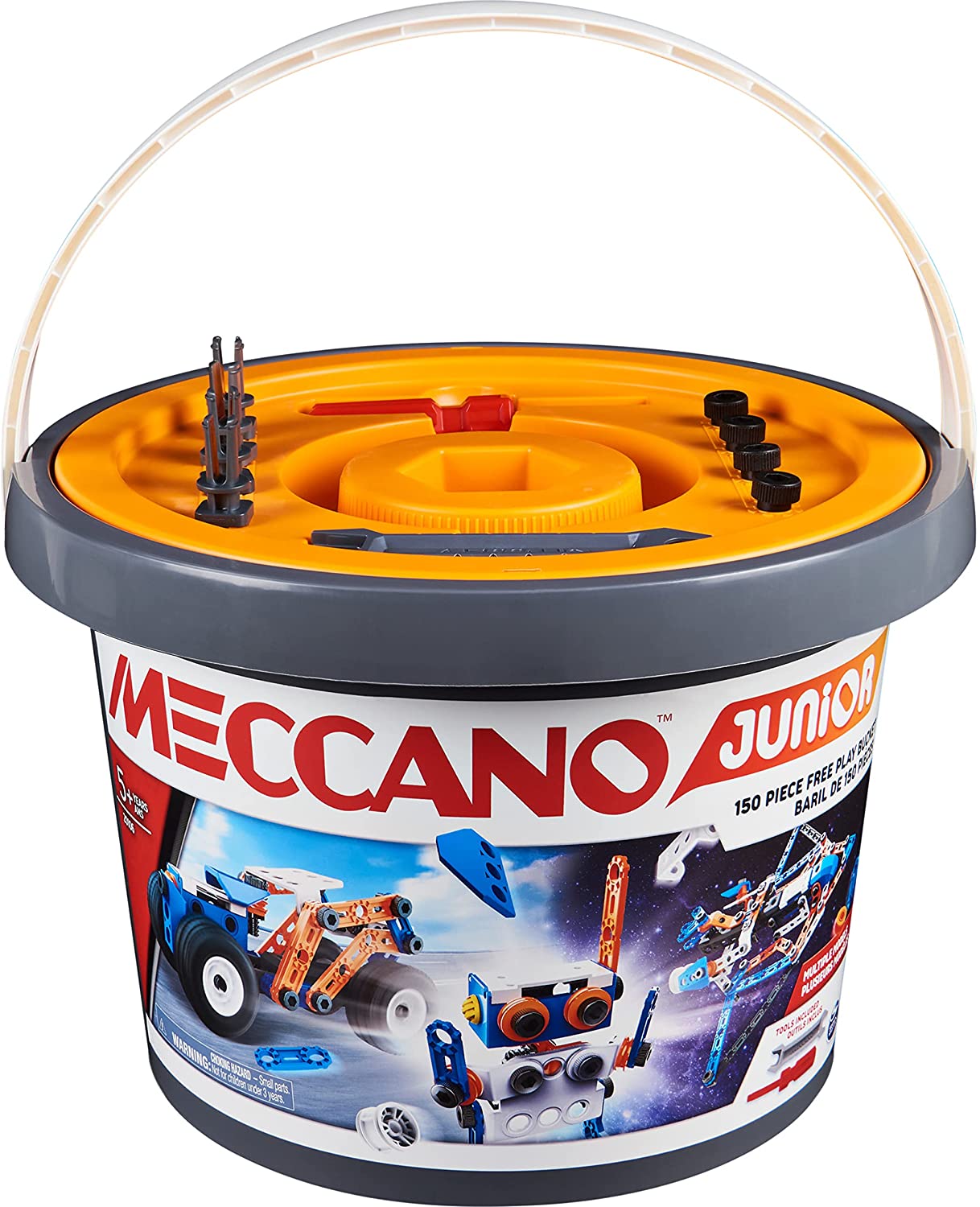 MECCANO 6055102 JUNIOR 150 PIECE BUCKET