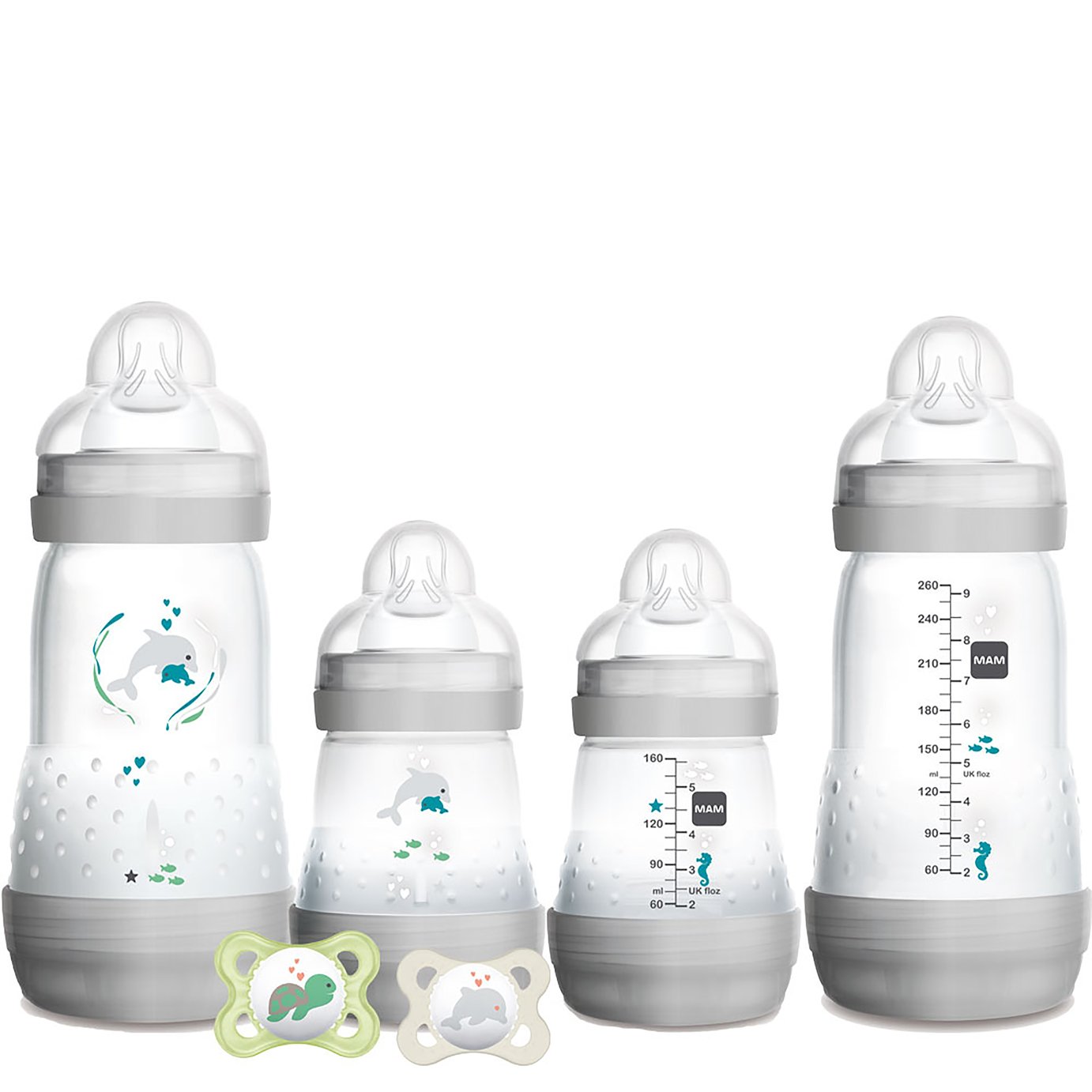 MAM Feed & Soothe Set - Grey