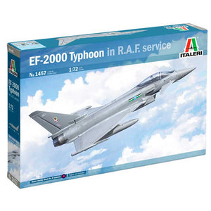 ITALERI 1457 EF-2000 TYPHOON RAF SERVICE 1/72 SCALE AIRCRAFT KIT