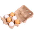 BIGJIGS BJ711 WOODEN FOOD BOX OF EGGS