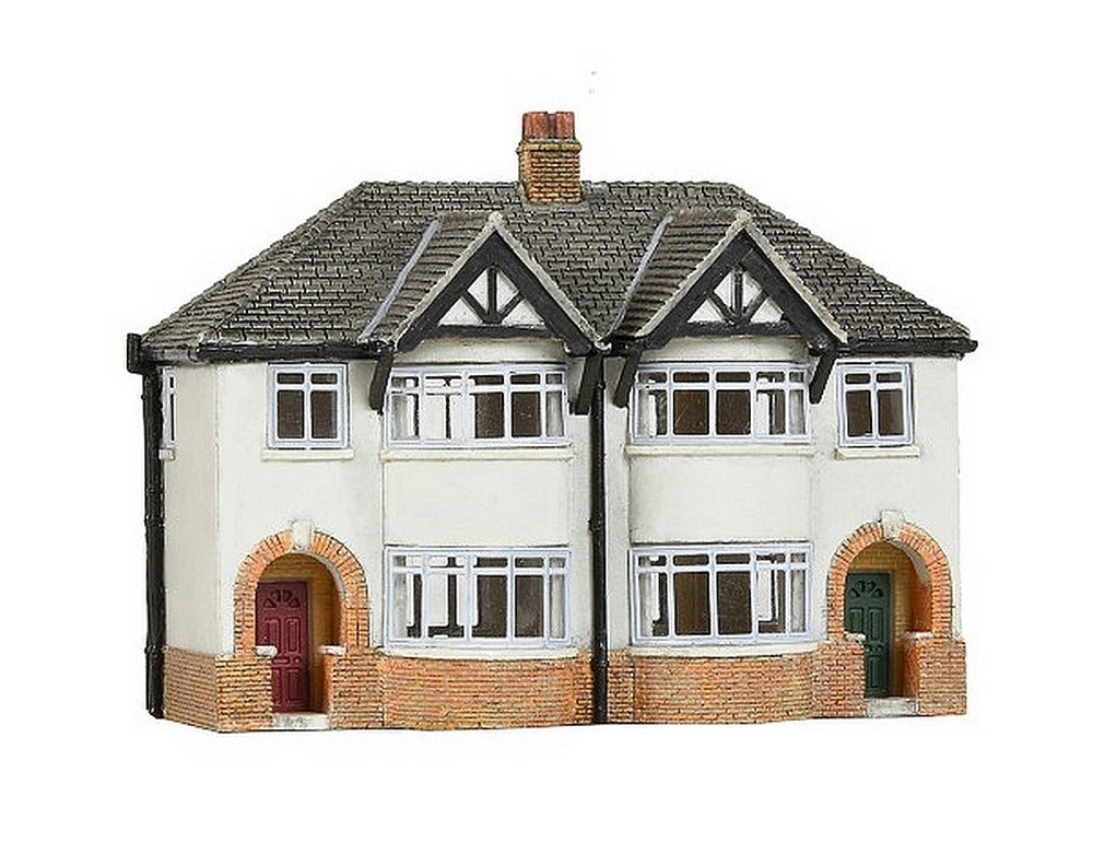 GRAHAM FARISH SCENECRAFT 42-134 1930S SEMI DETACHED HOUSES