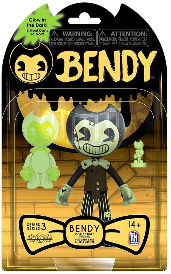 BENDY & THE INK MACHINE AF6521 BENDY GLOW IN THE DARK FIGURE