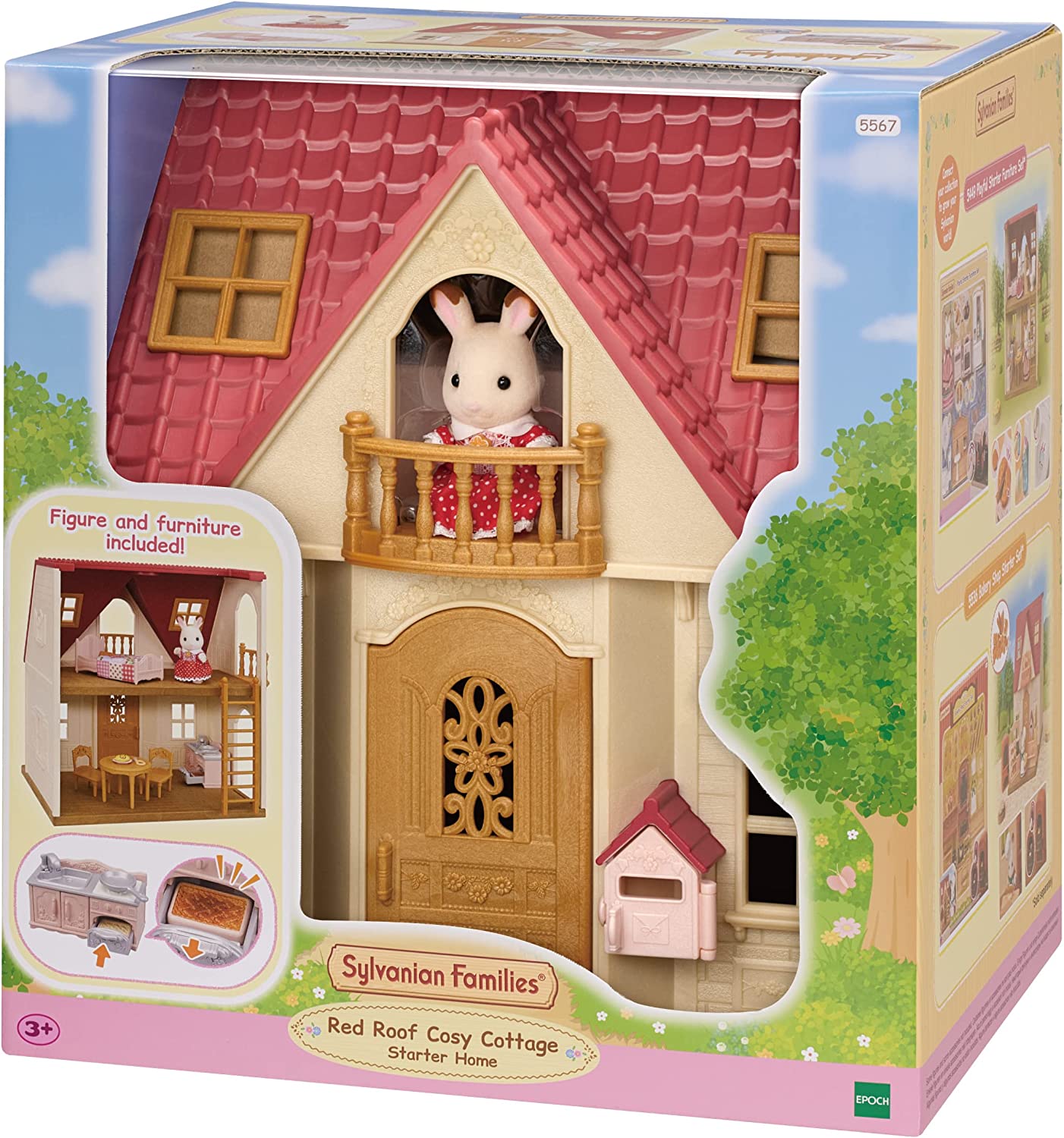SYLVANIAN 5567 RED ROOF COSY COTTAGE STARTER HOME