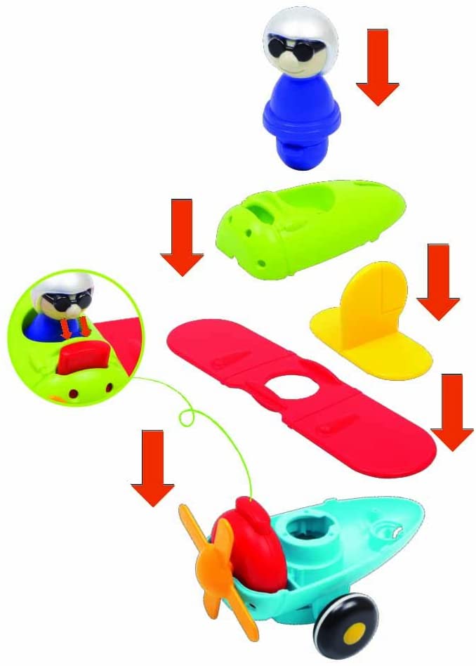 FUNSKOOL 953240 GIGGLE AND BUILD AEROPLANE
