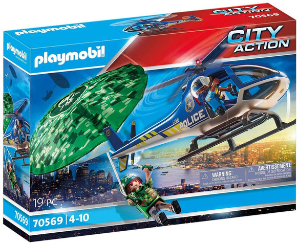 PLAYMOBIL 70569 CITY ACTION POLICE PARACHUTE SEARCH