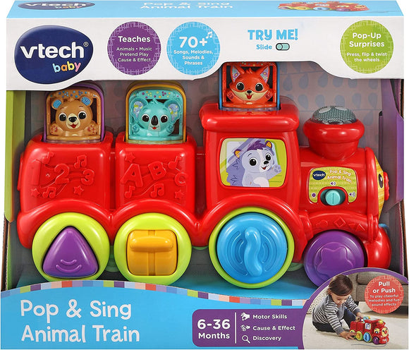 VTECH 554903 BABY POP AND SING ANIMAL TRAIN