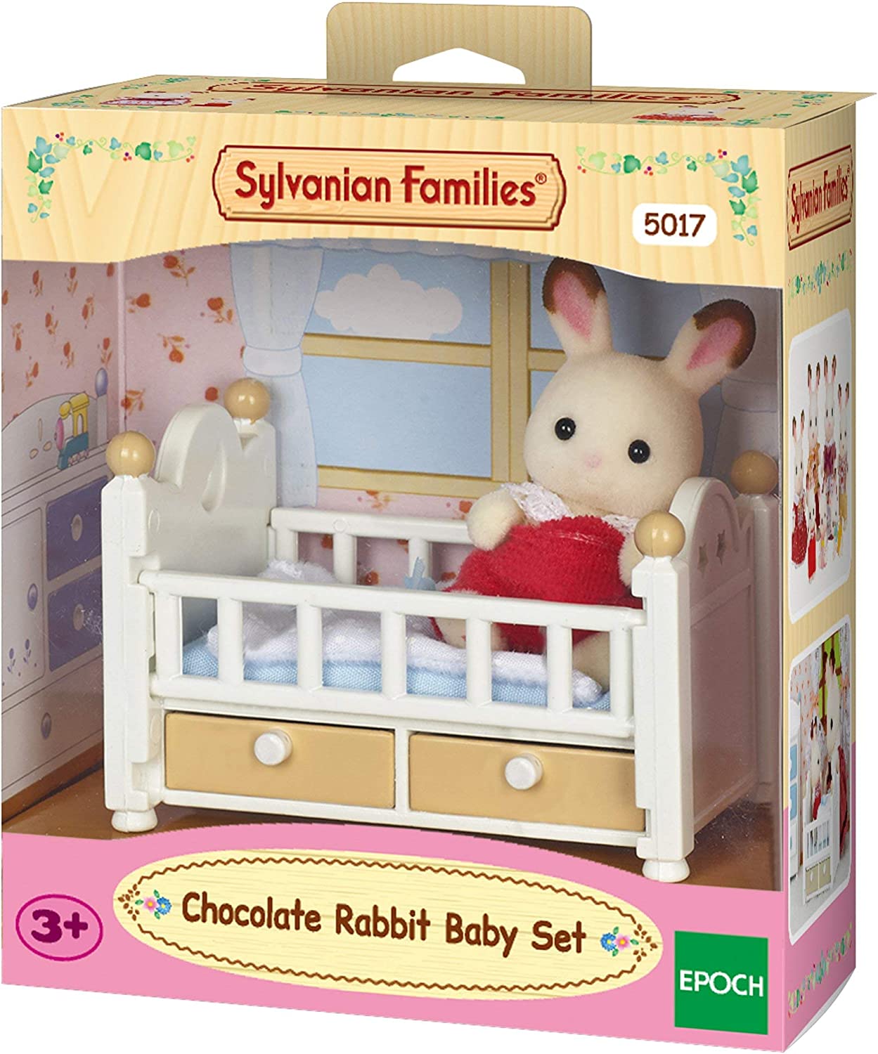 SYLVANIAN 5017 CHOCOLATE RABBIT BABY SET