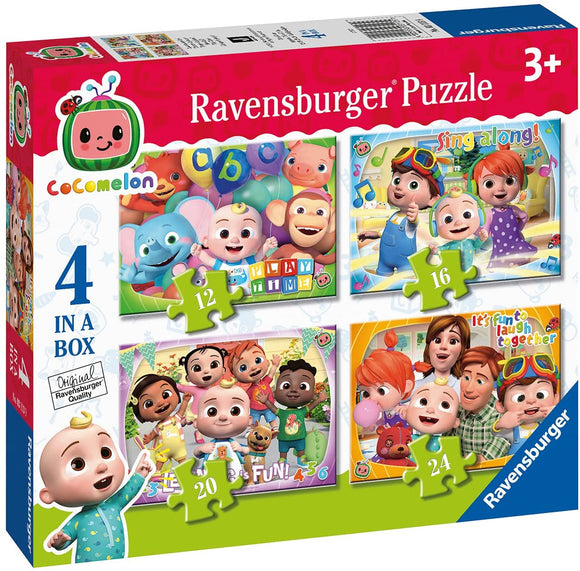 Ravensburger 3113 Cocomelon 4 In a Box  Piece Jigsaw Puzzle