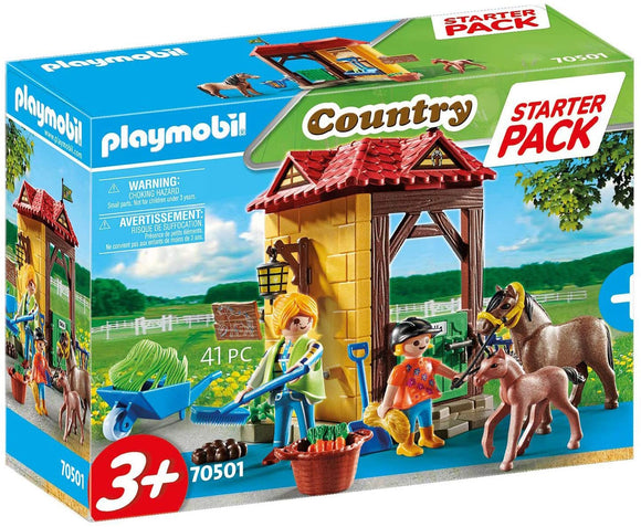 PLAYMOBIL 70501 COUNTRY STARTER PACK HORSE FARM