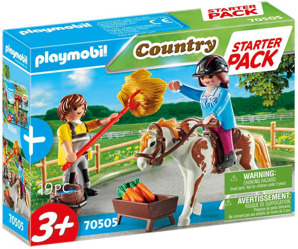 PLAYMOBIL 70505 COUNTRY STARTER PACK HORSEBACK RIDING
