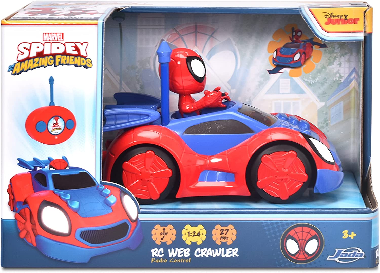 MARVEL SPIDEY AND HIS AMAZING FRIENDS 3000 RC WEB CRAWLER