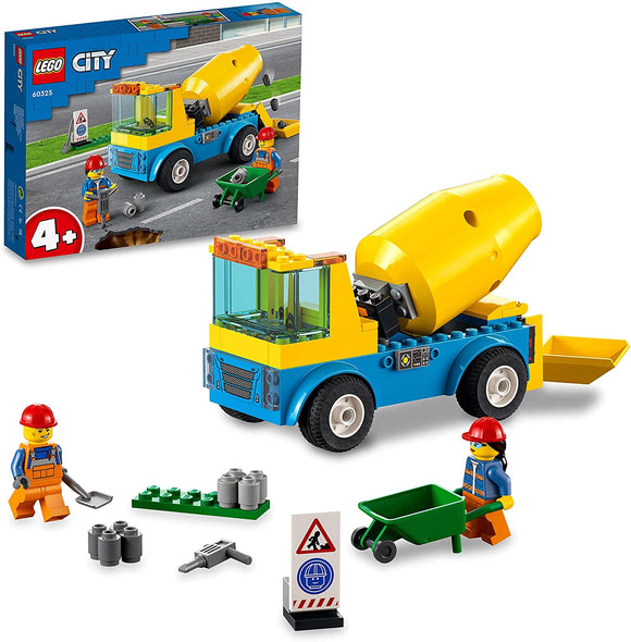 LEGO 60325 CITY CEMENT MIXER TRUCK