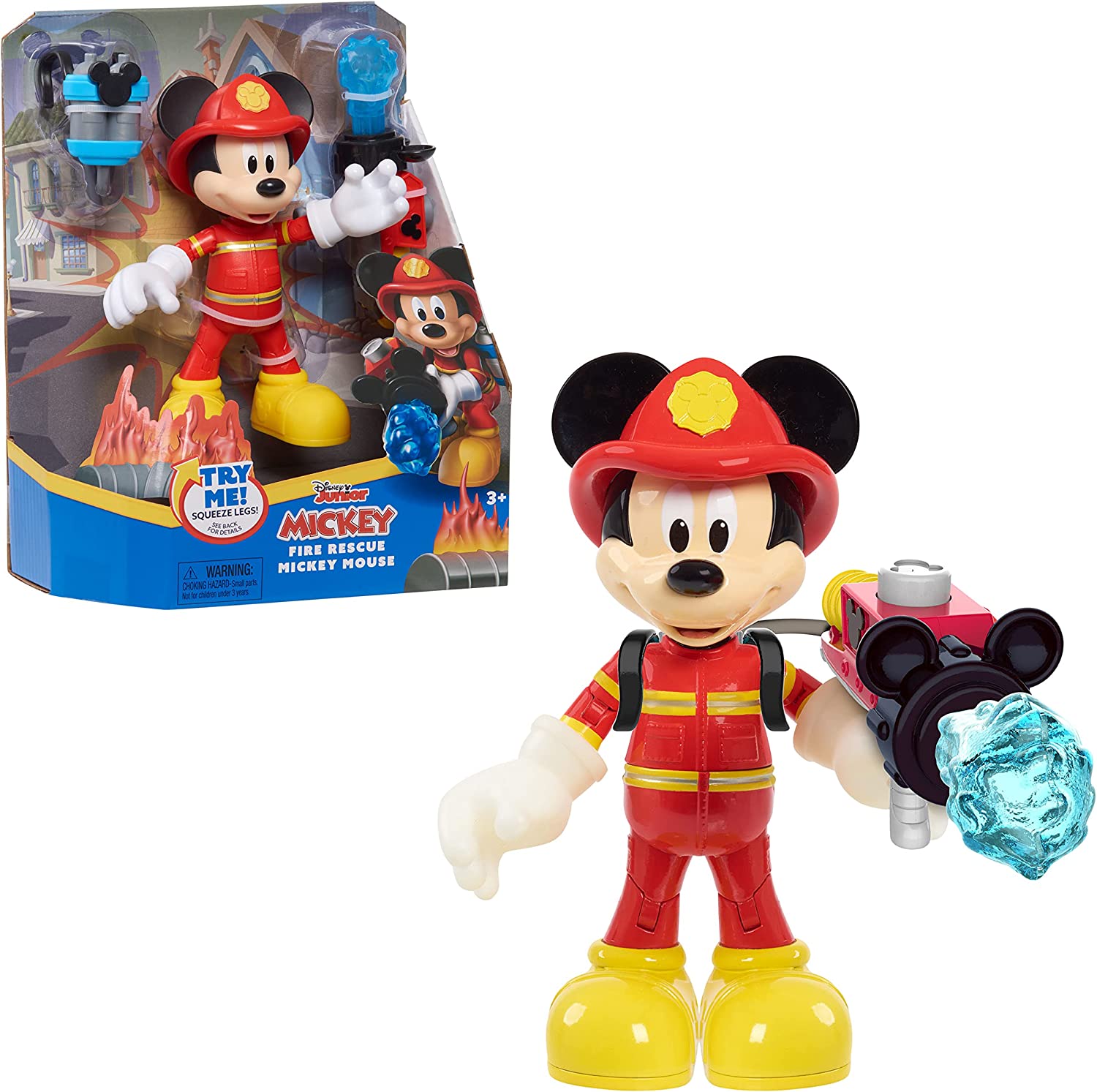 DISNEY JUNIOR 38121 MICKEY MOUSE FIRE RESCUE FIREMAN FIGURE