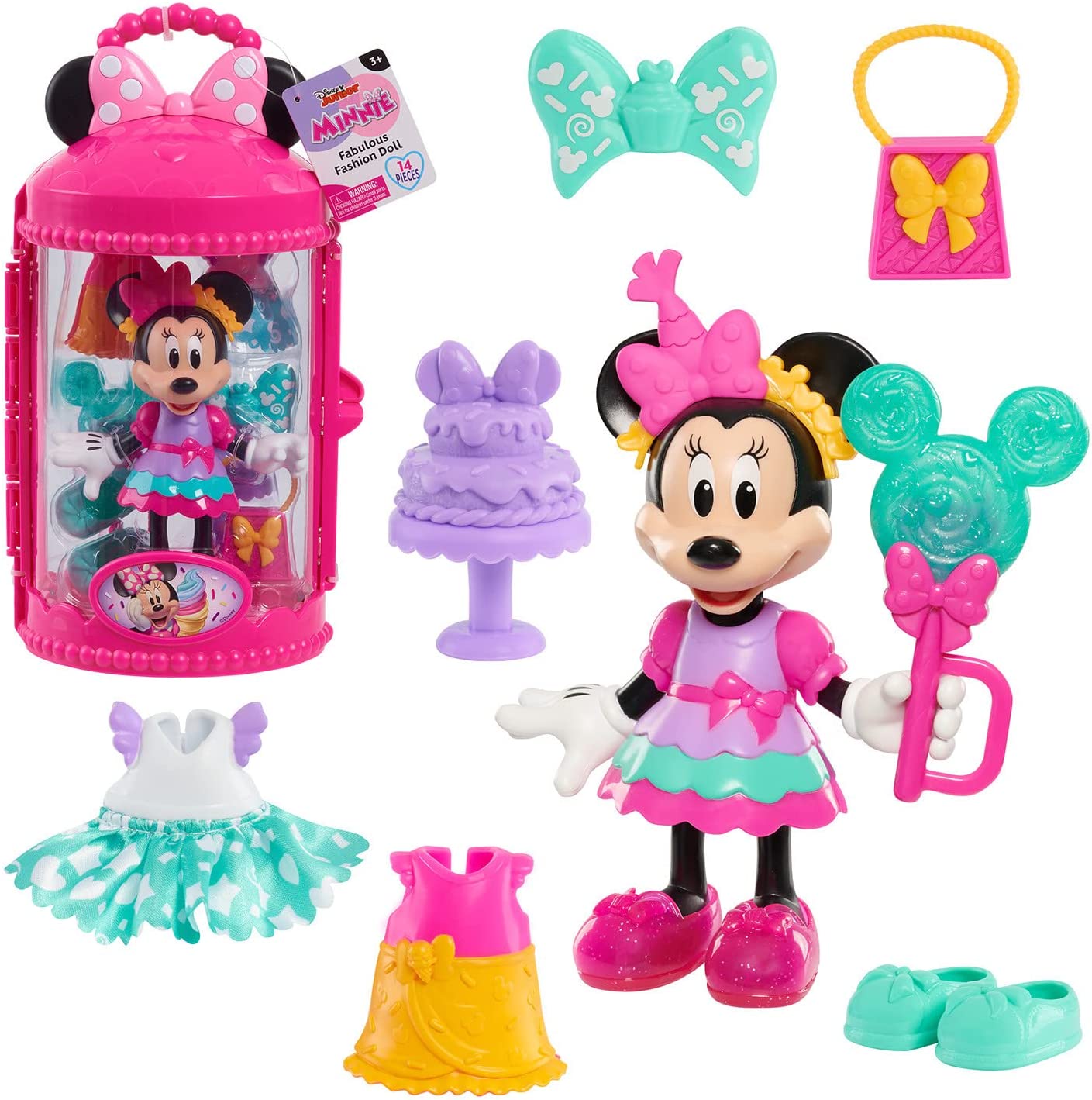DISNEY JUNIOR 89992 MINNIE FABULOUS FASHION DOLL