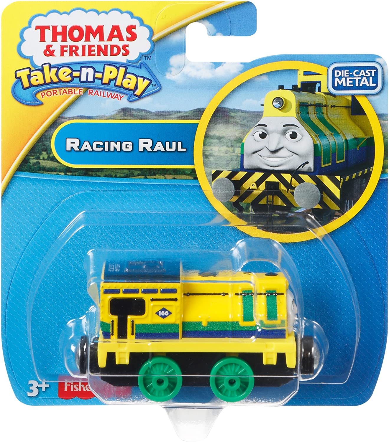 THOMAS AND FRIENDS TAKE N PLAY DLR77 RACING RAUL