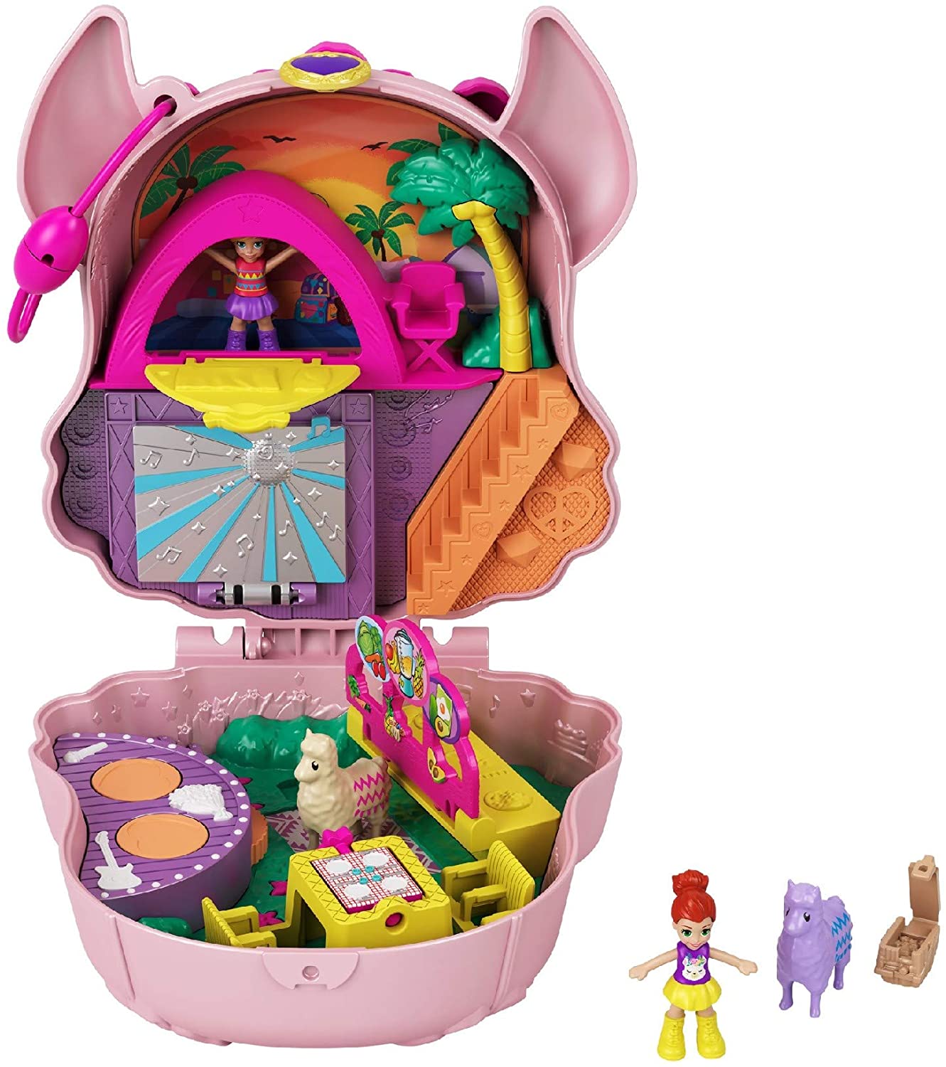 POLLY POCKET GKJ50 LLAMA MUSIC CONCERT PLAYSET