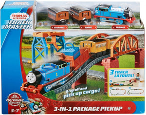 THOMAS AND FRIENDS GPD88 3 IN 1 PACKAGE PICKUP MOTORIZED ANNIE AND CLARABEL
