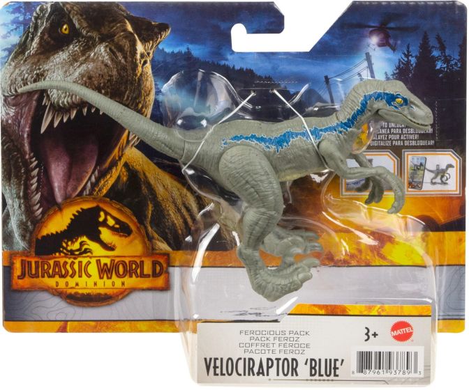 JURASSIC WORLD GWD01 VELOCIRAPTOR BLUE