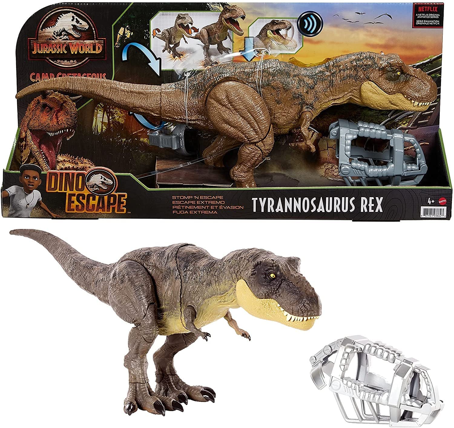 JURASSIC WORLD GWD67 STOMP N ESCAPE TYRANNOSAURUS REX