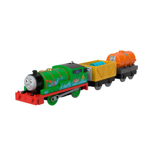 THOMAS AND FRIENDS MOTORIZED ACTION GYW13 PERCY AND THE TANKER