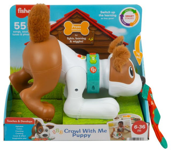 FISHER PRICE 123 CRAWL WITH ME PUPPY