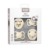 Bibs Try it Collection Dummy Pack Ivory Dummies Soother Pacifier