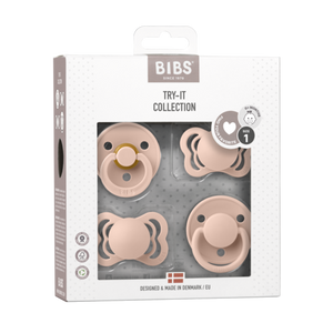 Bibs Try it Collection Dummy Pack Blush Dummies Soother Pacifier